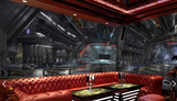 3D立体个性宇宙太空舱酒吧KTV主题壁画